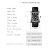 2022 Square Men's es Top Brand Luxury Men Wrist Leather Quartz Watch Sports Waterproof Male Clock