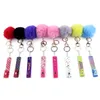 Cartão dos tratamentos do prego Grabber Cuidados pessoais Moda Cartões bonitos Cartões de Criação Pompom Mini Chaveiro Acrílico Para Prego Long Keychain Acessórios WH602