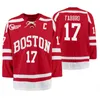 Sj98 Ceotrevor zegras Boston University Hockey Jersey Jack Eichel McAvoy Charlie Coyle Clayton Keller Diffley Thomas Chabot Brady Tkachuck hugo