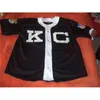 Xflsp GlaMitNess Kansas City Monarchs Jersey Throwback 5 Jackie Robinson Negro League Maglie da baseball personalizzate cucite al 100% Qualsiasi nome Numero Buona qualità