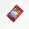 Pacote holográfico de gomas holográficas mylar bolsa de 500 mg de bolsa comestível bolsa de holograma sfortproof Bacs de varejo pacote de varejo