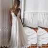 New Arrival V Neck Beading Wedding Gowns Appliques Sexy Empire Simple Elegant Boutique Wedding Dress