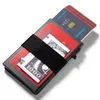 카드 소지자 도착 비즈니스 알루미늄 ID 은행 현금 지갑 지퍼 코인 지갑 남성 남성 측 슬라이드 금속 RFID 보유자