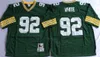 Koszulki piłkarskie Football 75th Vintage 4 Brett Favre Jersey 15 Bart Starr 66 Ray Nitschke 92 Reggie White 5