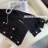 WT126-Women's Jackets Brand Designer Retro Denim Jacket Women 2022 Spring New Fashion Cortile Loose Short Jacket Trend