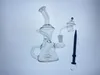 Nieuwe waterpijpen Small Backwater Glass Bong Factory Direct aanbod om gepersonaliseerde aangepaste 14 mm glazen olierigs te accepteren