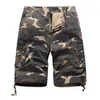 Summer Camouflage Tactical Cargo Shorts Uomo Khaki Jogger Military Cargo Shorts Uomo Cotton Casual Loose Men Shorts 220622
