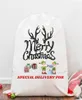 승화 블랭크 할로윈 크리스마스 가방 DIY 개인화 된 산타 자루 드로우 스트링 가방 크리스마스 선물 가방
