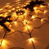Strings Halloween Spider Web Light 70 LED Fairy String Lights Home Decoration Garden Indoor and Outdoor Scary Theme Decorationled Stringled