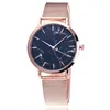 Vente montre femme Quartz acier inoxydable marbre motif Simple affaires mode robe cadeau Relogio Feminino montres-bracelets