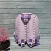 Ruffle seercker maluch projektant szkolna torba fioletowa różowa dziewczyna paski miękkie bawełniane dzieciak z plecakiem torba luksusowa z siatkami Pockets Domil1061978