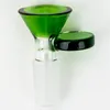 Coloré Fumer Verre Épais 14 MM 18 MM Mâle Joint Bulle Bol Filtre Remplaçable Entonnoir Portable Herbe Sèche Tabac Huile Rigs Narguilé Bongs Pipes À Main Outil DHL