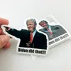 JAG GJORDE DET! 100st USA President Biden Stickers Non-slumpmässiga för bilcykelbagage klistermärke bärbar dator skateboard motorvatten flaska snöbräda väggdekaler barn gåvor