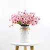 Decoratieve bloemen kransen simulatie boeket realistisch ogende waterdichte opvallende 5-heads bloemen arrangementen planten cadeau huizen smeek