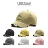 Stingy Brim Hats Topi Bisbol Katun Flecplankton untuk Pria dan Wanita Surya Pendek Musim Panas Pelindung Matahari 5Cm Kasual Hip 220618