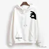 Ofs Mens Clássico Solto Offs Hoodies Moda Moletom Pintura Dedo Ow Homens Designer Jaqueta Com Capuz