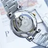 Orologi da uomo d'affari di lusso Orologio automatico Moda semplice in acciaio inossidabile con orologio calendario Orologio di lusso