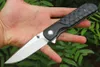 Nuovo M6650 Coltello pieghevole Flipper D2 Lama a punto di caduta satinato Maniglia G10 nera Cuscinetto a sfera Coltelli a cartella tascabile con apertura rapida Attrezzatura EDC da esterno