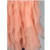 Юбки Faldas Muje Orange Ruffles Tulle Women Fashion мягкая юбка Асимметричная эластичная женская дни