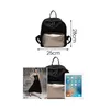 Evening Bag Ttou Fashion Scrub Women Backpack Female s Small Zipper Bags Student Solid Rucksack for Girls Travel 0623