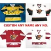 Nik1 Personalizzato ECHL Utah Grizzlies Jersey Personalizzato Uomo Donna Bambini Hockey su ghiaccio Maglie economiche Personalizzato Goalit Cut Giallo Bianco Rosso Maglie