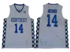 Xflspmen's Whitnall High School Basketball 14 Tyler Herro Jersey Navy White Szyged Tyler Herro Kentucky Wildcats College Maillot de Basket