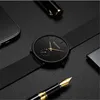 Quartz Watch Alloy Dial Small Numerals Scale Stainless Steel Strap for Men Minimalist Fashion Wristwatch Gift Montre Homme