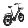 EU Stock H4 13AH 48V 250W 20 pouces pliage de cycle électrique Bicycle de vélo hydraulique freins à disque de 60 km Kilométrage de la plage électrique