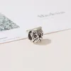 Groothandel zilveren charm kralen 30 stks schattige hond European Charms Bead Big Hole Fit Pandora Snake Chain Bracelet Neckledy Fashion Diy Sieraden