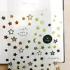 Embrulhe o presente sutelier ouro brilho star mini adesivos coreanos da lua corta