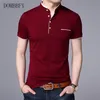 Polo estiva da uomo a maniche corte, colletto rovesciato, moda casual, slim, traspirante, tinta unita, polo da uomo d'affari 5XL 220621