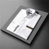 Erkek Ekose Gömlek En kaliteli Nakış bluz Uzun Kollu Düz Renk Slim Fit Gündelik İş giyim Uzun kollu gömlek Normal boyut çoklu renk # 34
