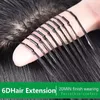 Nouveaux produits Cuticules de haute qualité Alignés Remy Hair 6D Extensions de cheveux humains pré-collés