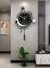 Relógios de parede relógio de sala de estar relógio criativo relógio de parede moda simples mutewall