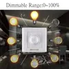 AC110V-240V TriAC Dimmer com controle remoto IR especialmente projetado para lâmpada LED e tira de LED reduzida