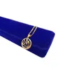 Hänge halsband Rosel högkvalitativ Dubai 24K guld lyxiga smycken arabiska brud kvinnor halsband