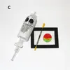 rokende nectar set met domeloze waterpijpen tai nagel 14 mm nector waterleidingen recycler olieligingen mini glazen bongs