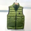 Herfst winter lichtgewicht casual heren jassen vesten mouwloze slanke fit stand kraag katoenen jassen vest