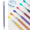Estudiante de pintura Bolígrafos Colores dulces Flash Gel Pens Set DIY Cuenta de mano Bolígrafos coloridos Suministros de escritura escolar BH6550 WLY