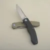 G7201 Flipper складной нож D2 Каменная точка капля Blade G10 с храндом из нержавеющей стали с шарикоподшипникой.