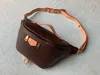 مصممي حقائب الخصر الفاخرة عبر جسم أحدث حقيبة يد شهيرة Bumbag الأزياء الكتف Brown Bum Fanny Pack Basbod