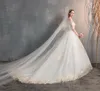 Autres robes De mariée 2022 Robe De l'épaule demi manches Robe dentelle Applique grande taille Simple Robe De Mariee