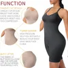 Bodysuit Shapewear Women Full Body Shaper Tummy Control Slime Sheath Butt Lifter Tryck upp lår Slimmer buk Shapers Corset 220813