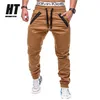 Autunno Uomo Pantaloni Multi-tasca Harem Hip Pop Streetwear Moda Casual Cargo Jogger Abbigliamento Pantaloni Slim 220323