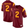 Usc Trojans Pac-12 9 Smith-schuster 94 Leonard Williams 2 Adoree 'Jackson 43 Troy Polamalu 14 Maglia da calcio Sam Darnold