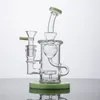 Heady Cam Torus Harnak Harnaklar Duş Başlığı PERC Cam Bongs Recycler Klein Su Boruları 14mm Dişi Eklem ile Kase Yağı Dab Teçhizatları