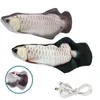 Pet Soft Electronic Fish Shape Cat Toy Electric USB Charging Simulation Fish Toys Funny Cat Chewing Playing Supplies Dropshiping 220423