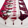 Linen Christmas Table Dekoracje do domu Navidad Decor Kerst Decoratie Runners Modern Y201020