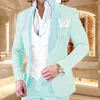 Abiti da uomo Blazer Abiti da uomo di lusso da sposa Rosa 3 pezzi Sposo personalizzato Su 220823