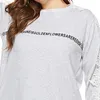 T-shirt grande taille pour femme Printemps Chemise à manches longues de style européen et américain pour femme